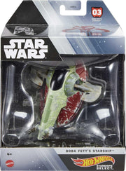 Hot Wheels: Starships Select - Boba Fetts Starship Premium Collectable Replica Toys & Games Mattel