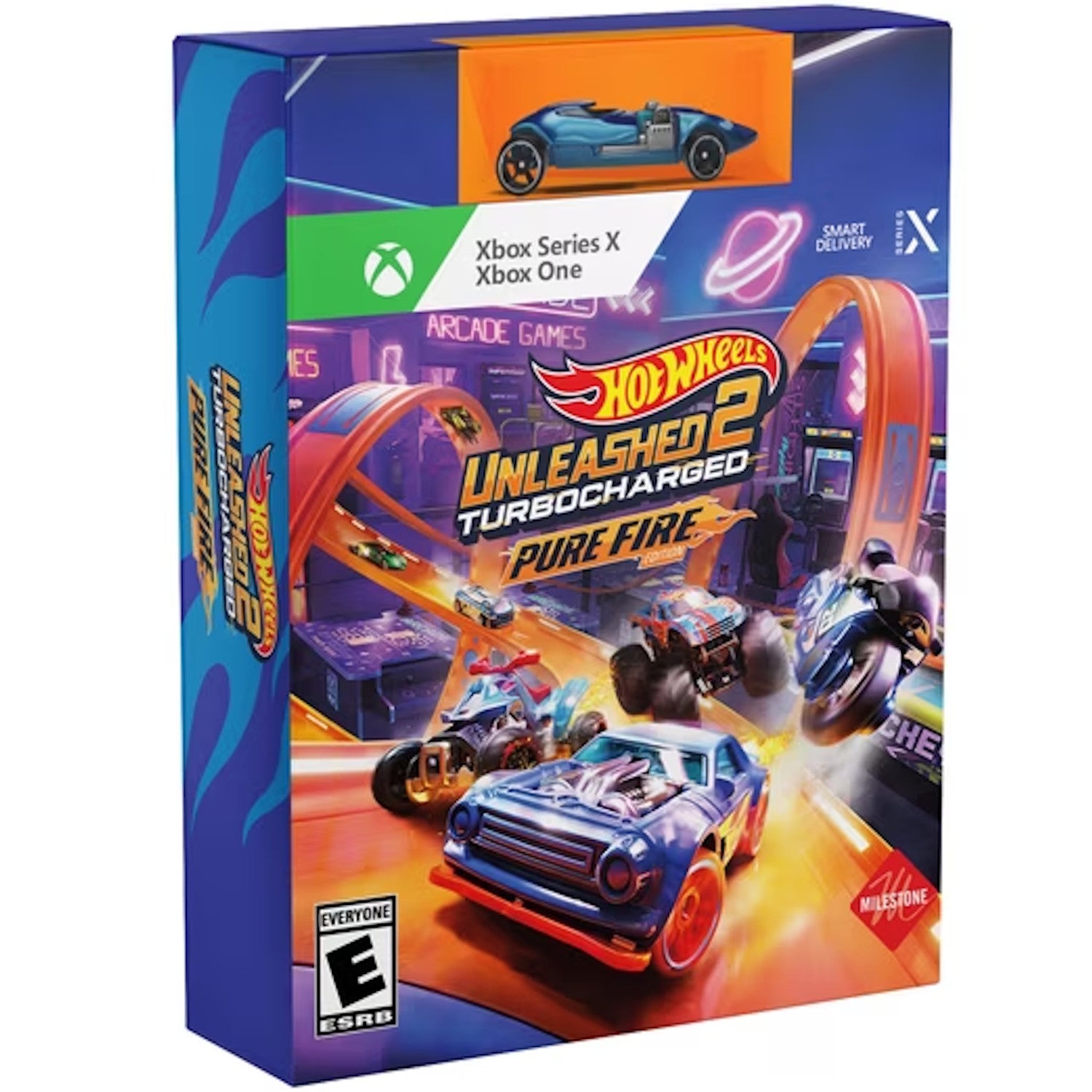 Hot Wheels Unleashed 2 Turbocharged Pure Fire Edition [Xbox Series X] Xbox Series X Video Game Milestone