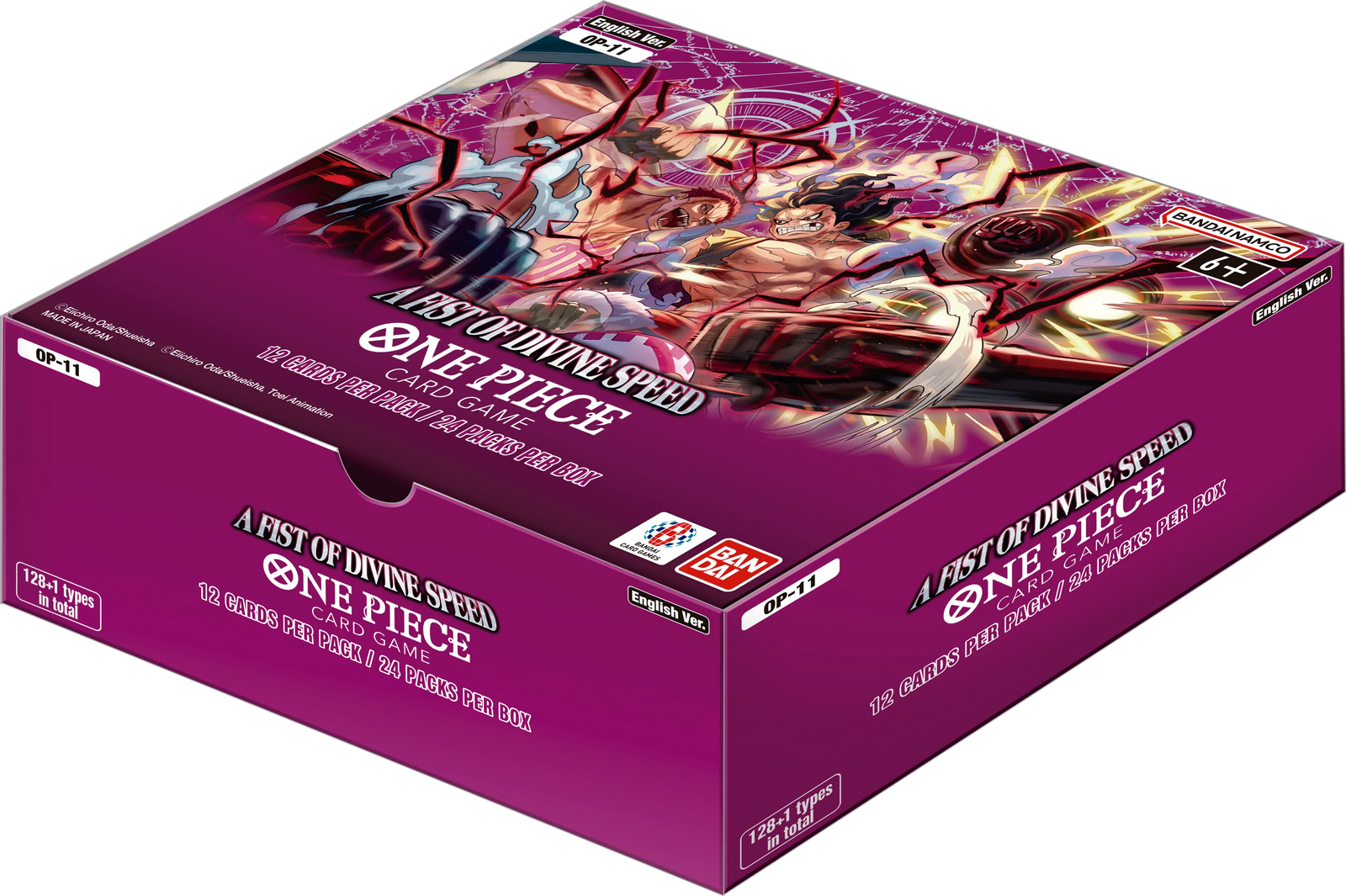 One Piece TCG: A Fist Of Divine Speed Booster Box [OP-11] - 24 Packs Card Game Bandai Namco