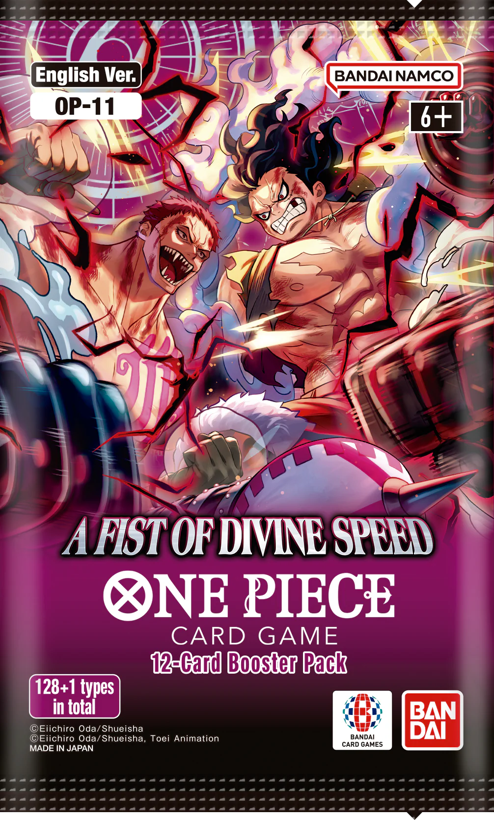 One Piece TCG: A Fist Of Divine Speed Booster Box [OP-11] - 24 Packs Card Game Bandai Namco