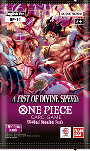 One Piece TCG: A Fist Of Divine Speed Booster Box [OP-11] - 24 Packs Card Game Bandai Namco