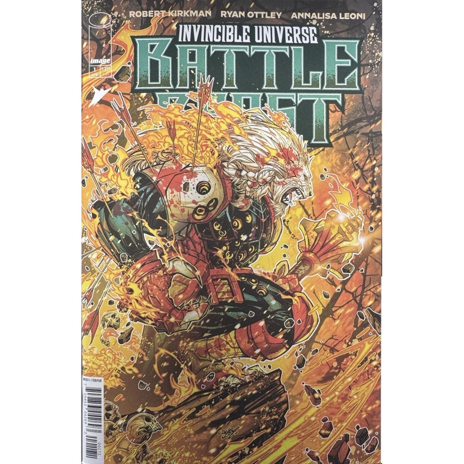 Invincible Universe Battle Beast: #1 [Jonboy Meyers Foil CVR G - 1:100] 2025 Comics Image Comics