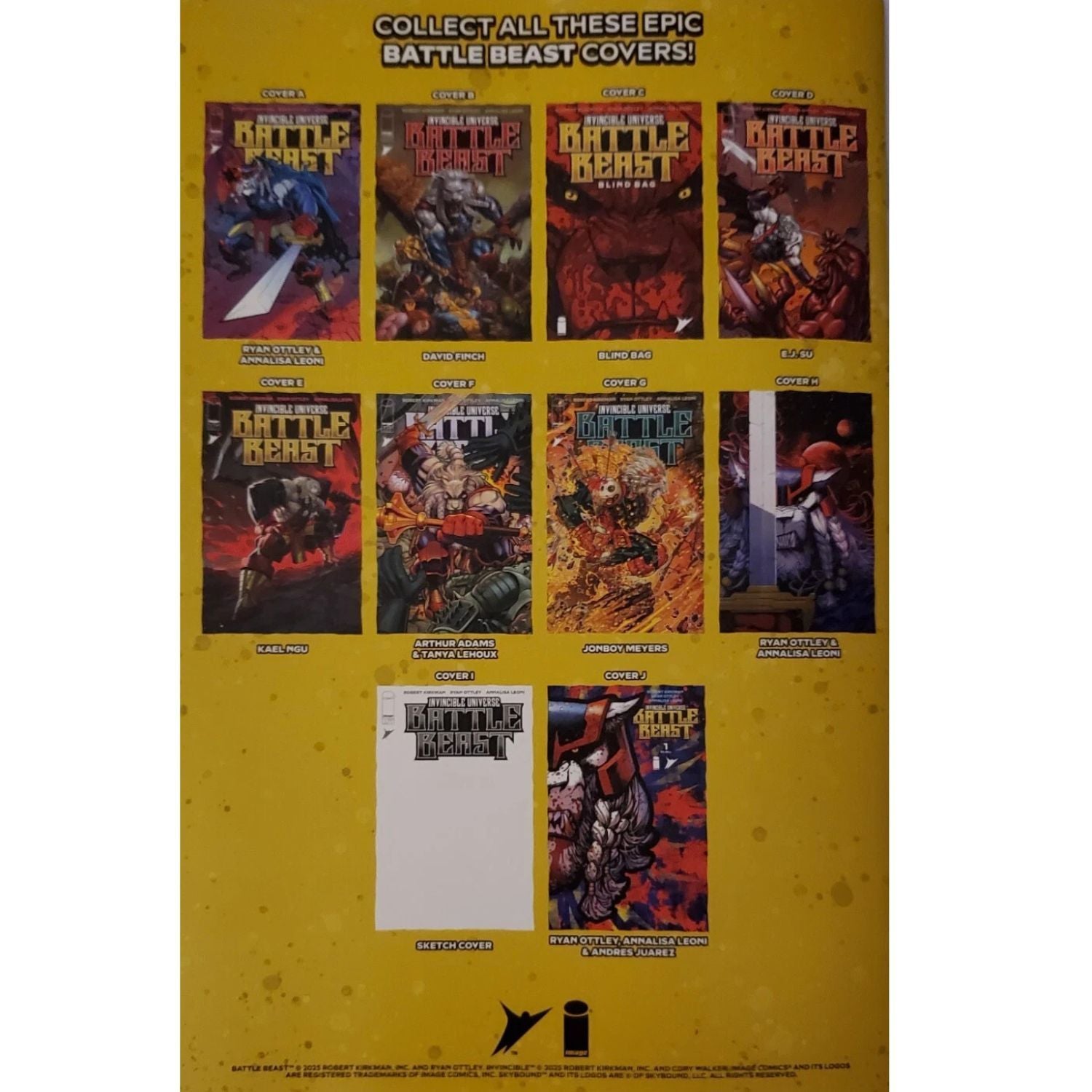 Invincible Universe Battle Beast: #1 [Kael Ngu CVR E 1:25] 2025 Comics Image Comics