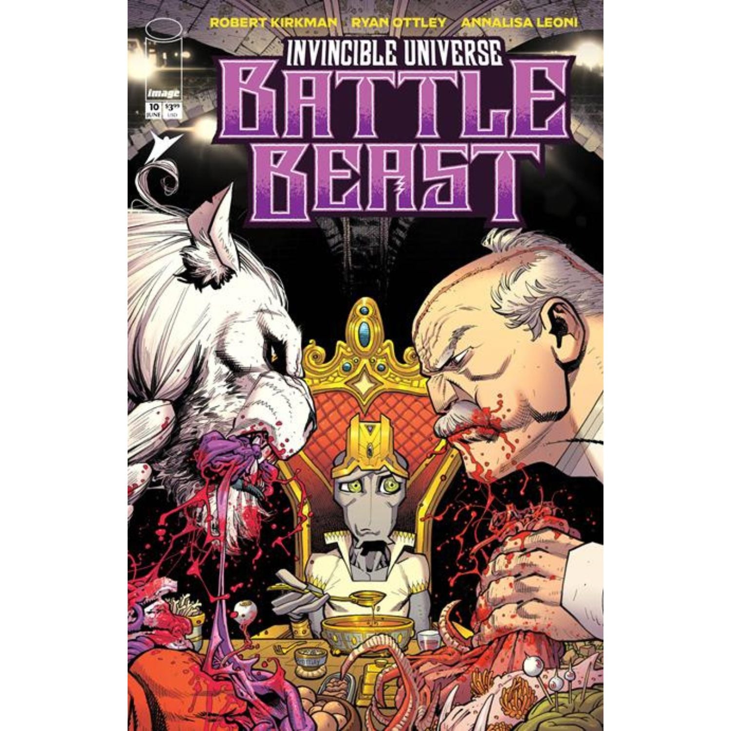 Invincible Universe Battle Beast: #10 [Ryan Ottley & Annalisa Leonis CVR A] 2025 Comics Image Comics