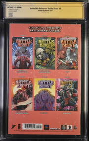 Invincible Universe Battle Beast: #2 [Ottley/Rachta CGC 9.6 Shopville Exclusive Double Signature] 2025 Comics Image Comics