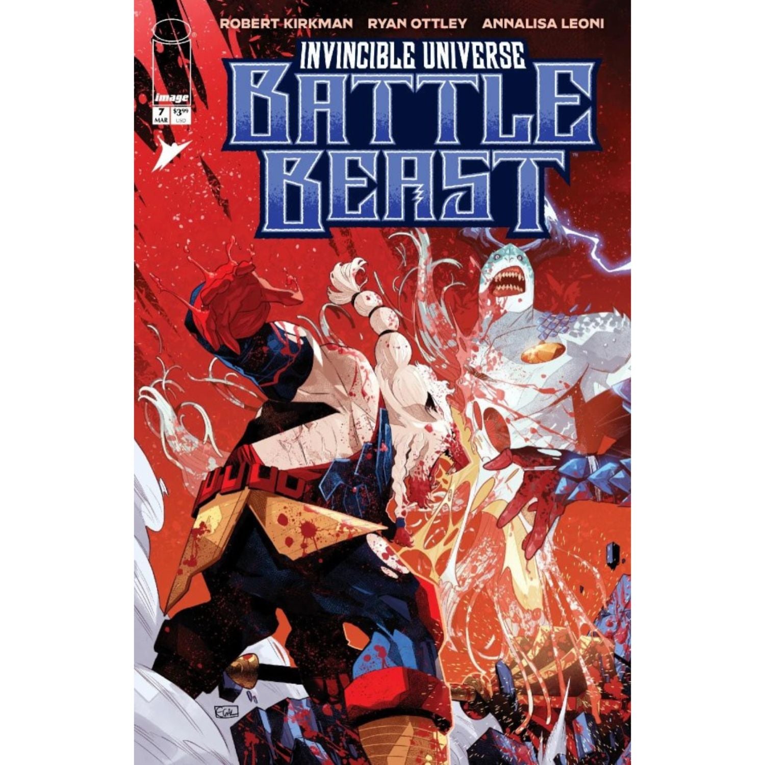 Invincible Universe Battle Beast: #7 [Edwin Galmon CVR E - 1:50] 2025 Comics Image Comics