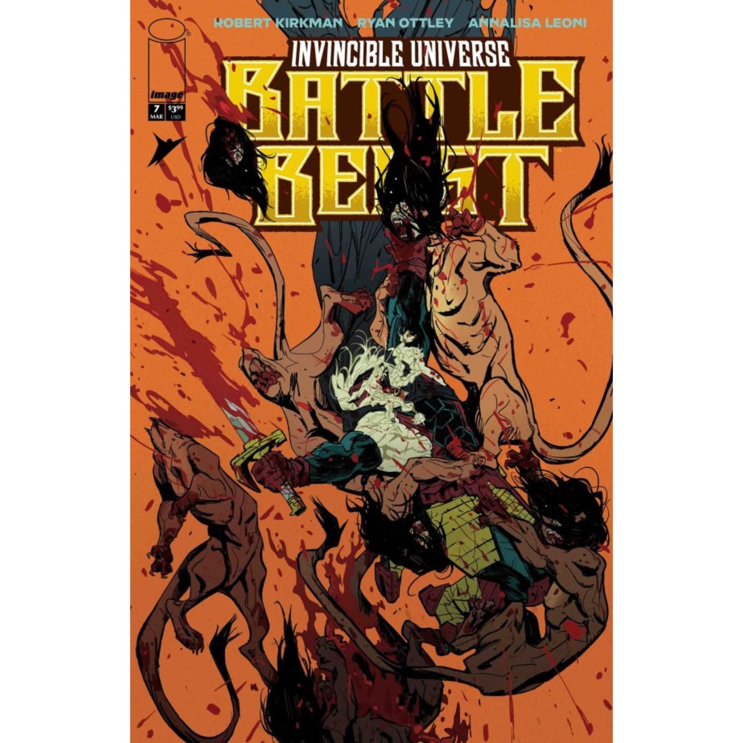 Invincible Universe Battle Beast: #7 [Rossi Gifford CVR D - 1:25] 2025 Comics Image Comics