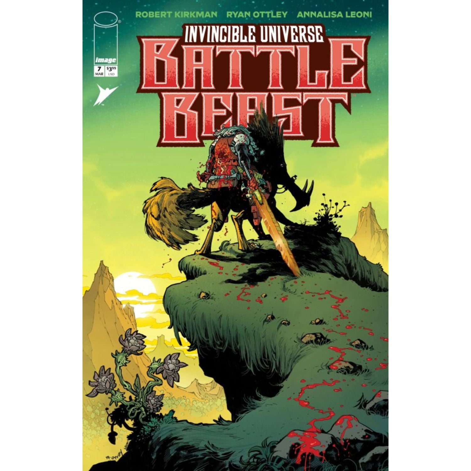 Invincible Universe Battle Beast: #7 [Ryan Ottley & Annalisa Leoni CVR A] 2025 Comics Image Comics