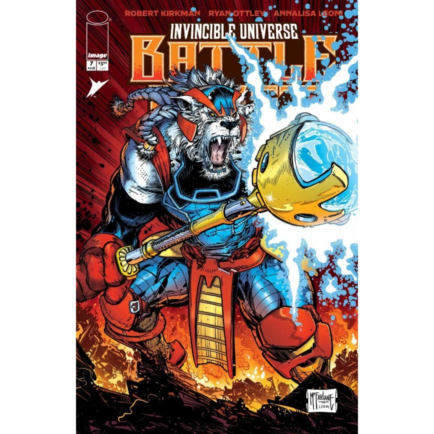 Invincible Universe Battle Beast: #7 [T Mcfarlane & Annalisa Leoni CVR B] 2025 Comics Image Comics