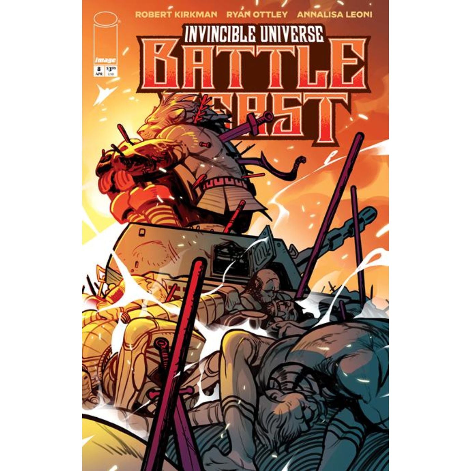 Invincible Universe Battle Beast: #8 [Baldemar Rivas CVR E - 1:50] 2025 Comics Image Comics