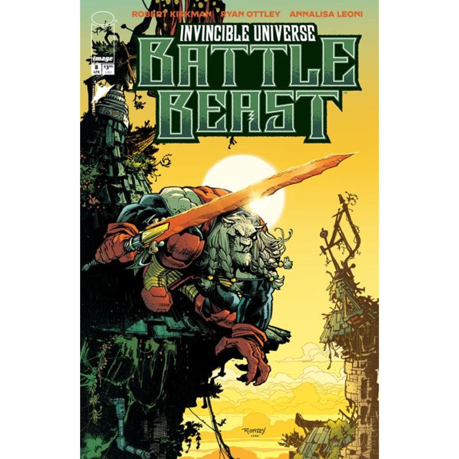 Invincible Universe Battle Beast: #8 [Ryan Ottley & Annalisa Leoni CVR A] 2025 Comics Image Comics