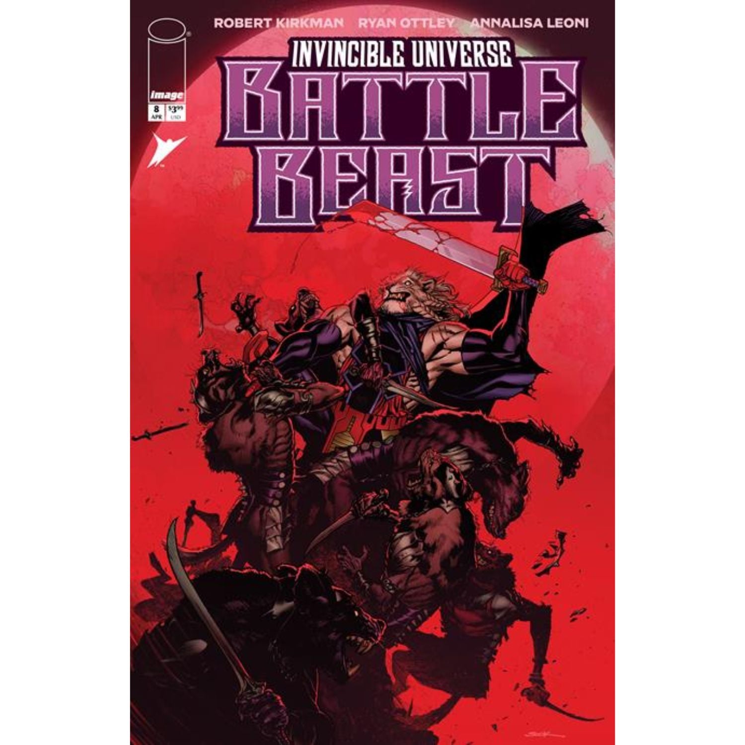 Invincible Universe Battle Beast: #8 [Ryan Sook CVR B] 2025 Comics Image Comics
