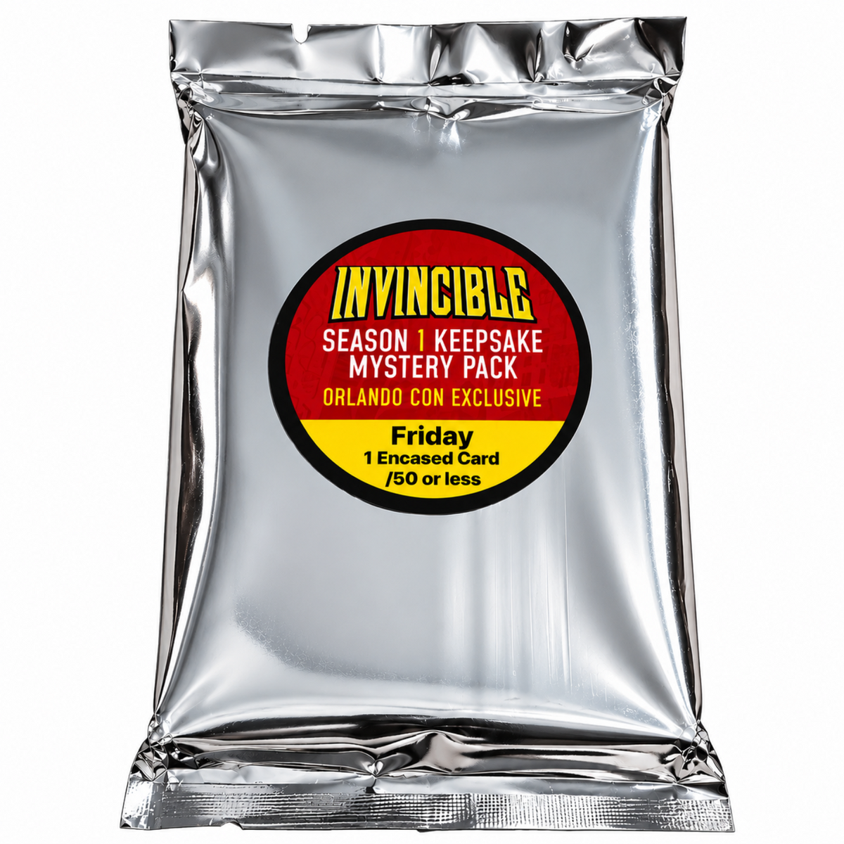 Keepsake: Invincible Season 1 Mystery Pack - Orlando Con 2026 Friday Exclusive Omni-Man /50 or Less (1 Card)
