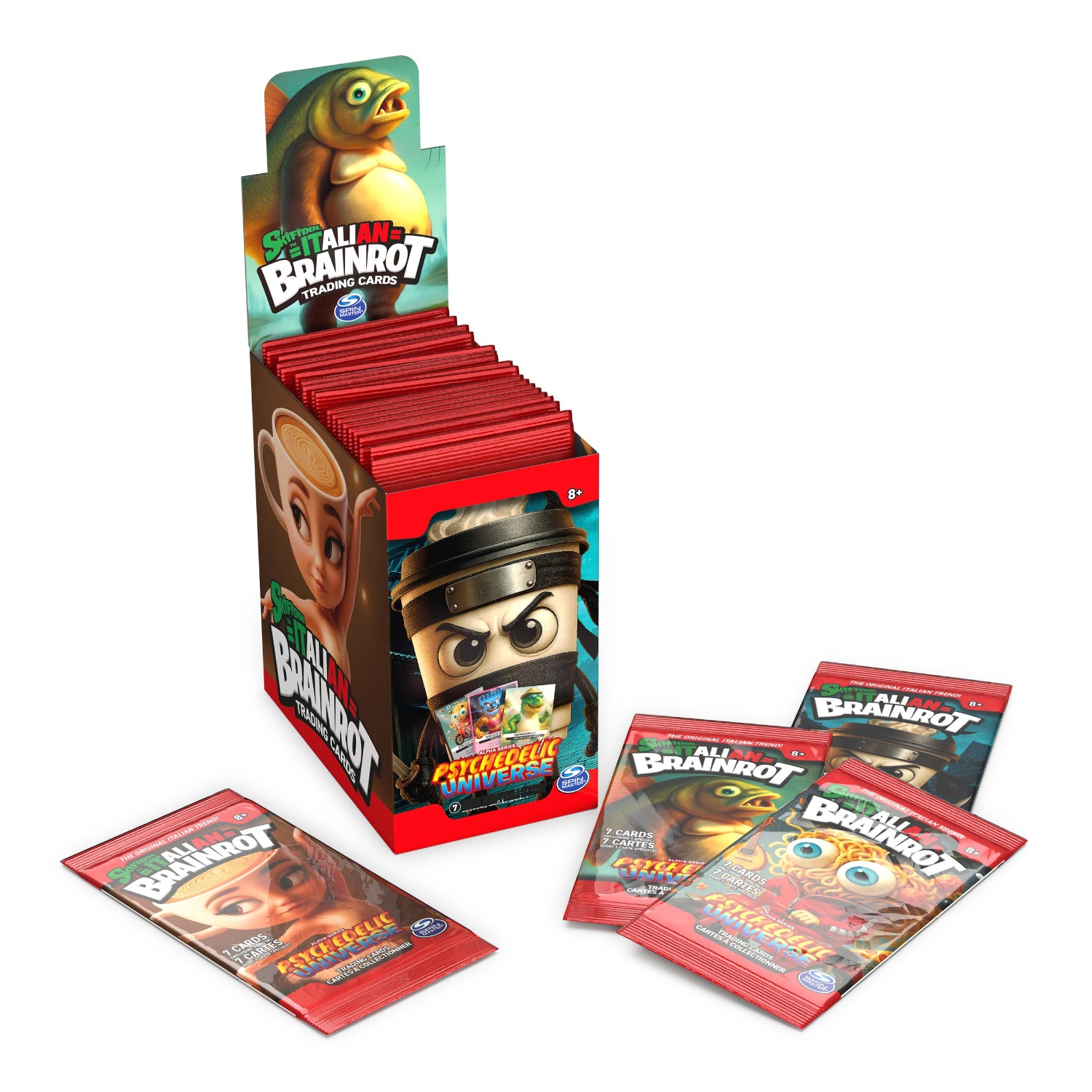 Italian Brainrot TCG: Universe Psychedelic Wave 1 Alpha Booster Box - 24 Packs Card Game Skifidol