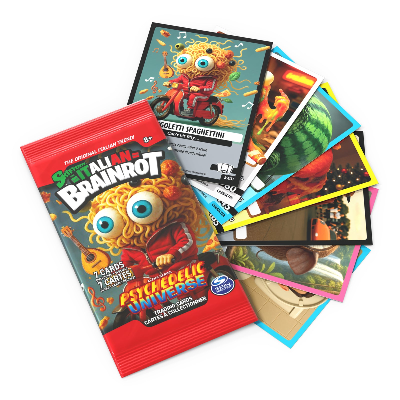 Italian Brainrot TCG: Universe Psychedelic Wave 1 Alpha Booster Box - 24 Packs Card Game Skifidol