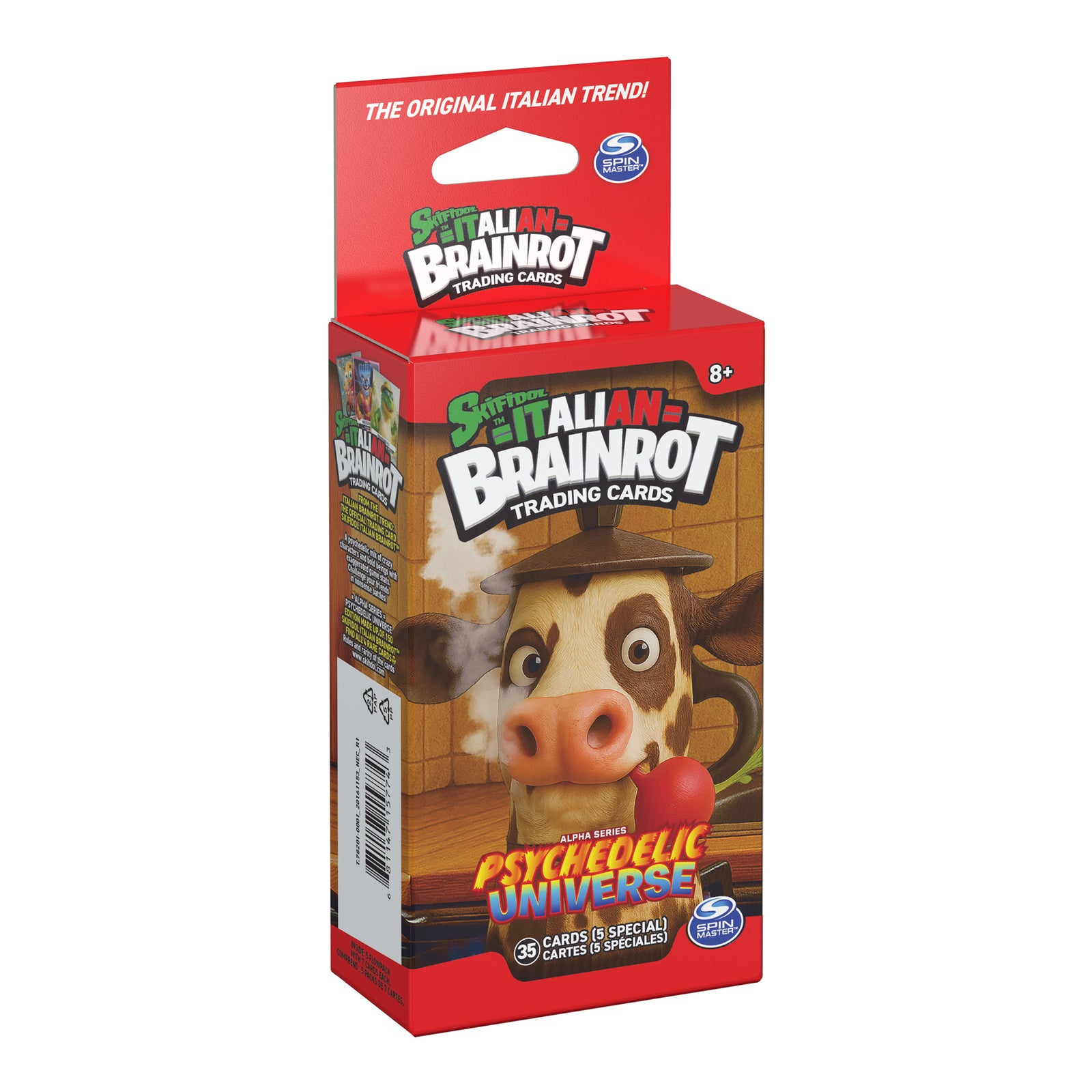 Italian Brainrot TCG: Alpha Series Psychedelic Universe 5 Pack Booster Bundle Card Game Skifidol