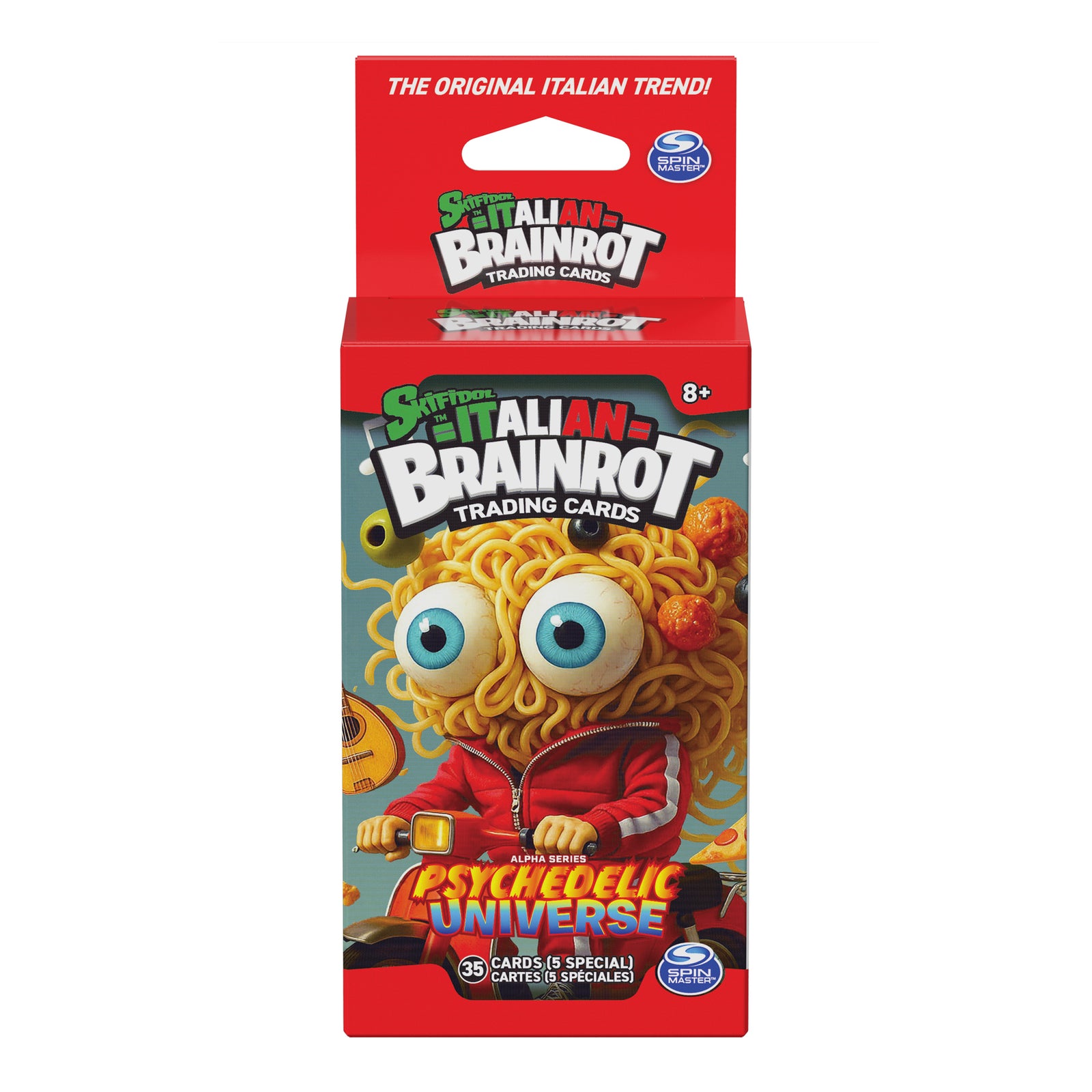 Italian Brainrot TCG: Alpha Series Psychedelic Universe 5 Pack Booster Bundle Card Game Skifidol
