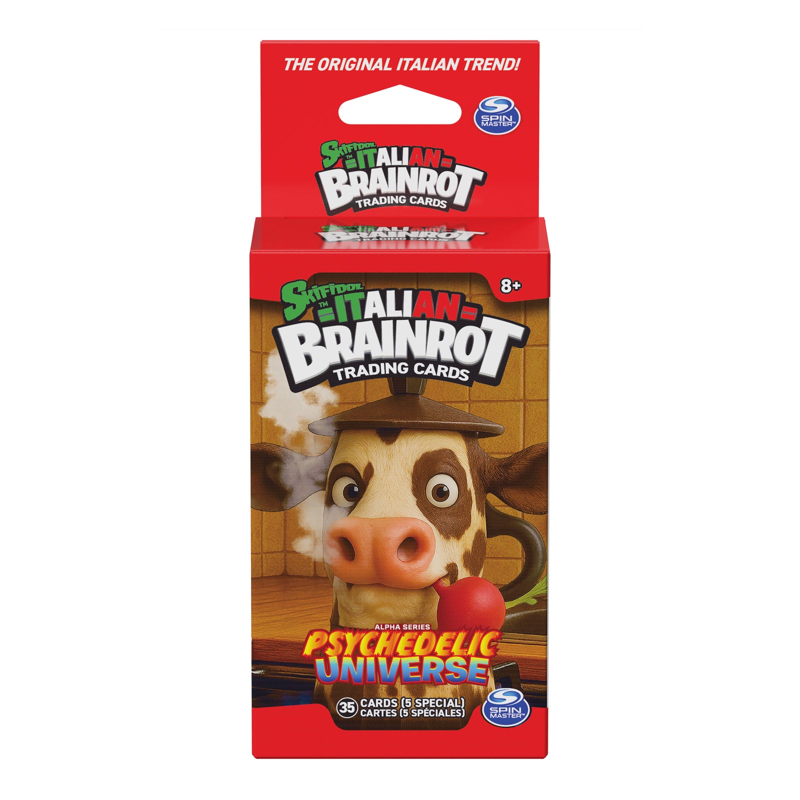 Italian Brainrot TCG: Alpha Series Psychedelic Universe 5 Pack Booster Bundle Card Game Skifidol