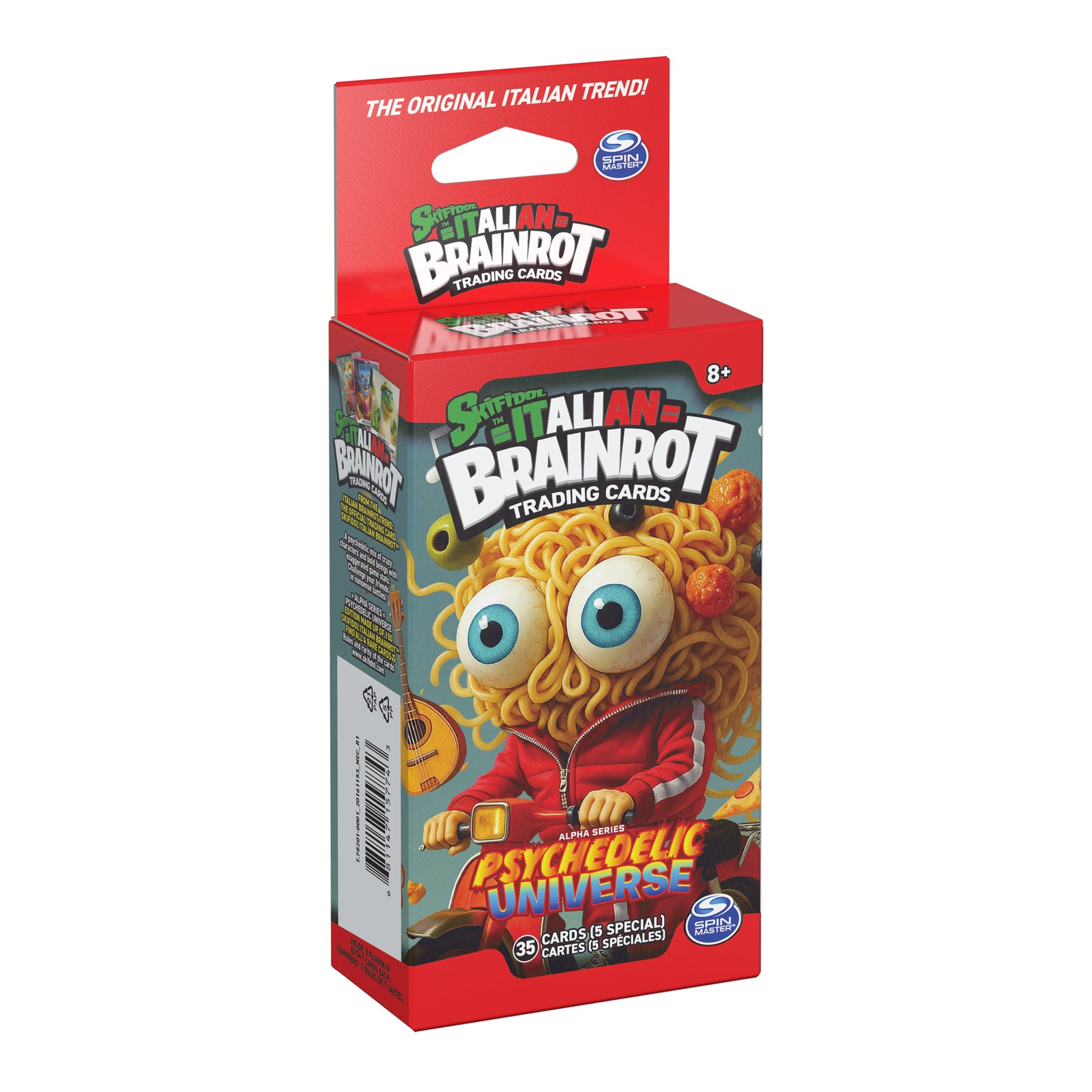 Italian Brainrot TCG: Alpha Series Psychedelic Universe 5 Pack Booster Bundle Card Game Skifidol