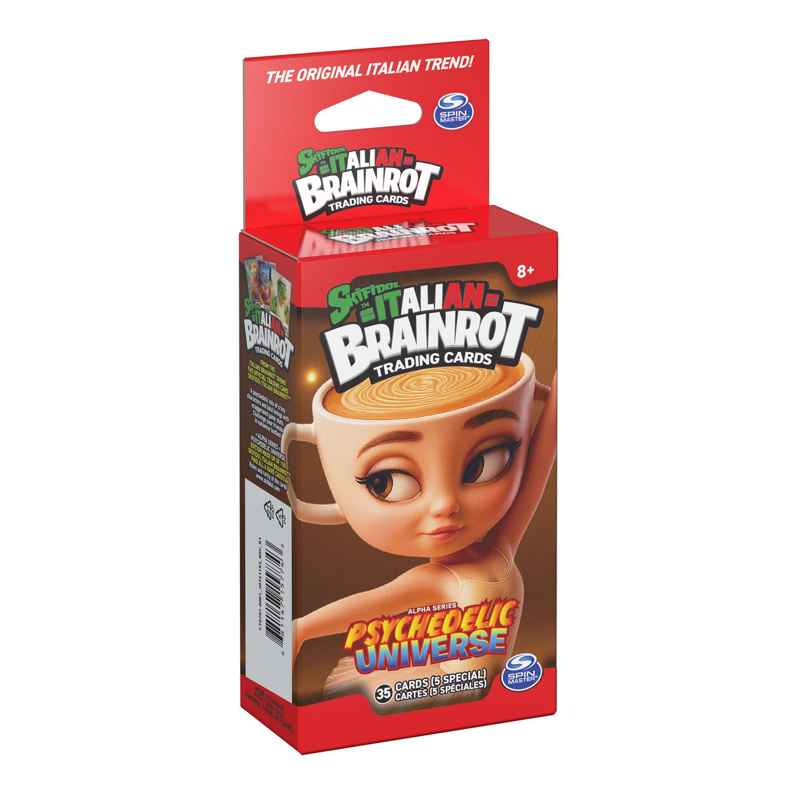 Italian Brainrot TCG: Alpha Series Psychedelic Universe 5 Pack Booster Bundle Card Game Skifidol