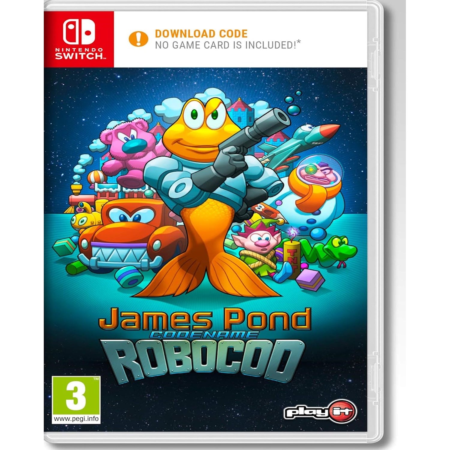 James Pond: Codename RoboCut - Code in Box [Nintendo Switch] Nintendo Switch Video Game Play It