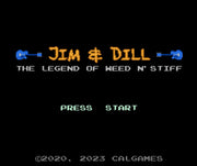Jim & Dill: The Legend of Weed N' Stiff - NES Release Standard & Silver [NES] NES Video Game Premium Edition Games   