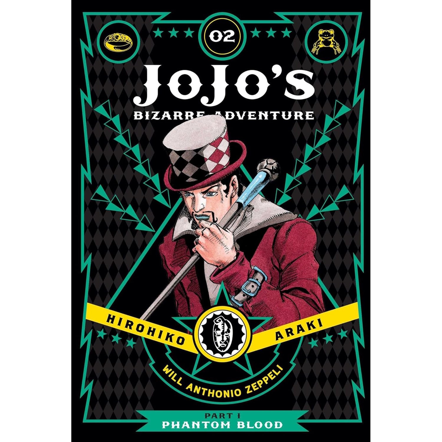 JoJo's Bizarre Adventure: Part 1 Phantom Blood Volume 2 Manga Viz Media