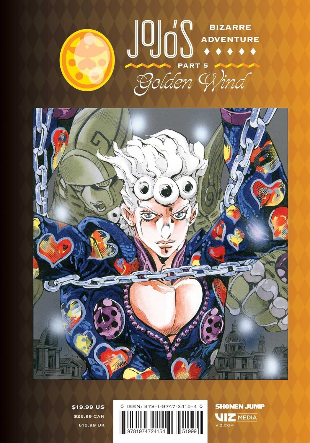JoJo's Bizarre Adventure: Part 5 Golden Wind - Volume 7 Manga Viz Media