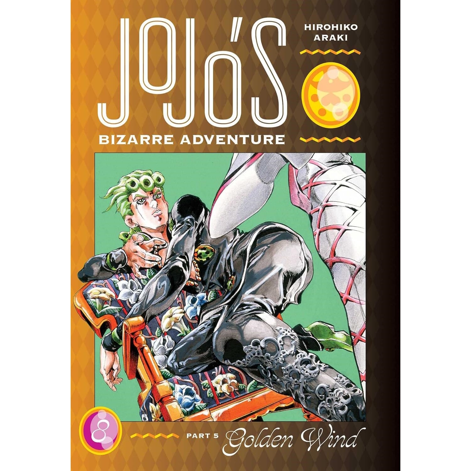 JoJo's Bizarre Adventure: Part 5 Golden Wind Volume 8 Manga Viz Media
