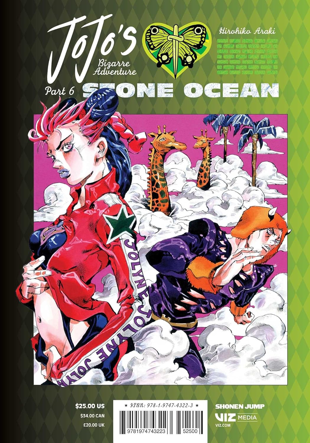 JoJo's Bizarre Adventure: Part 6 Stone Ocean Volume 3 Manga Viz Media
