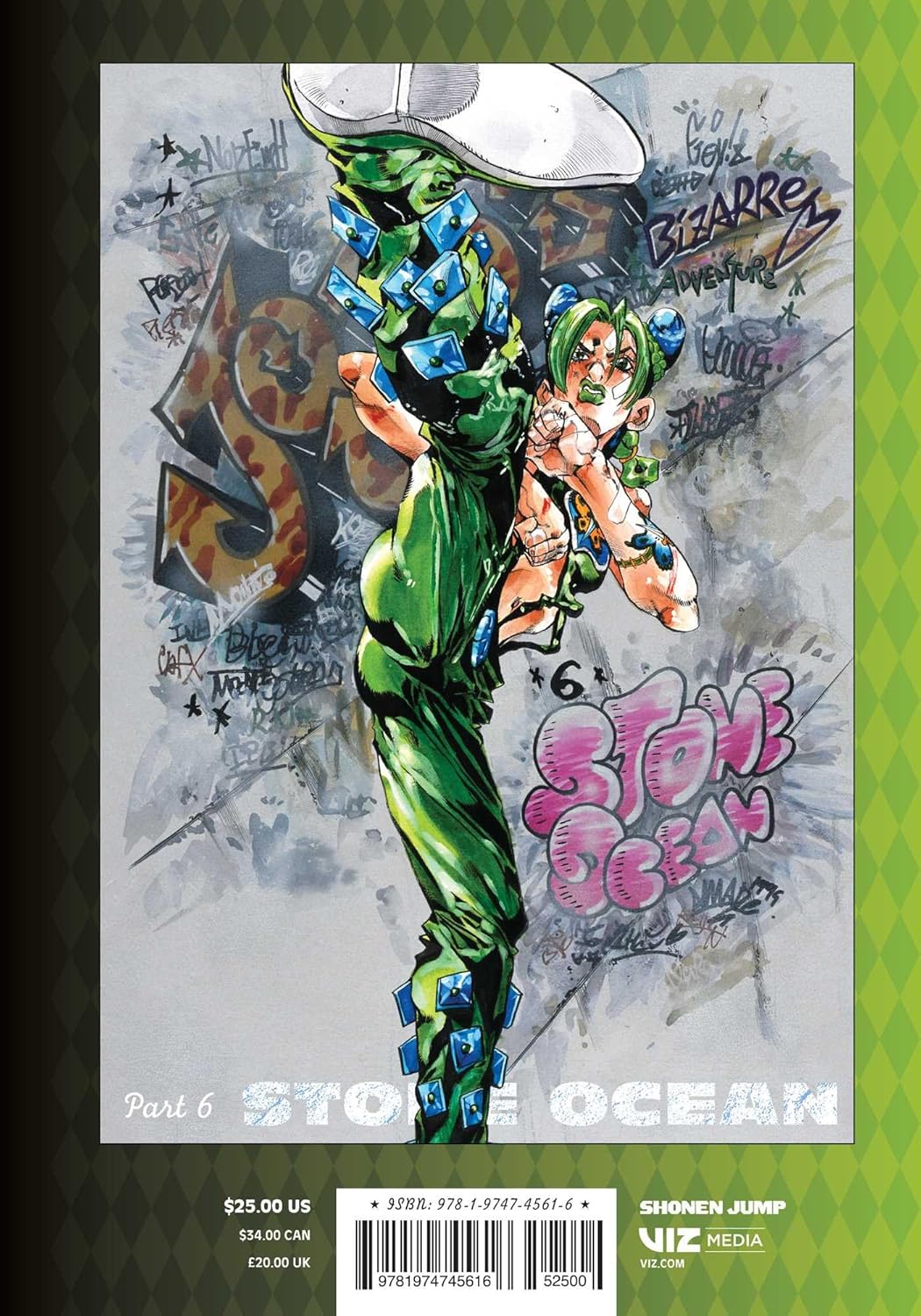 JoJo's Bizarre Adventure: Part 6 Stone Ocean Volume 4 Manga Viz Media