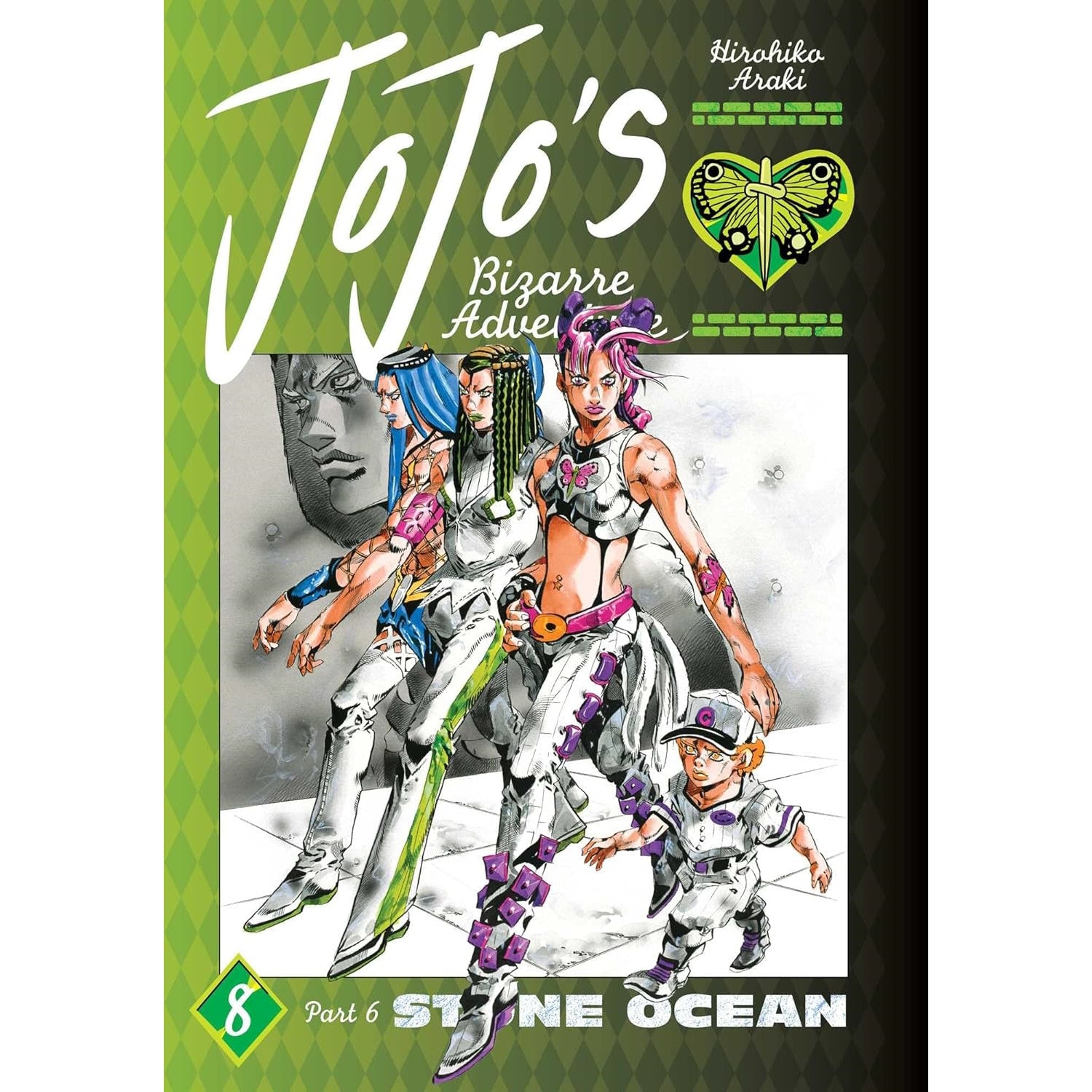 JoJo's Bizarre Adventure: Part 6 Stone Ocean Volume 8 Manga Viz Media
