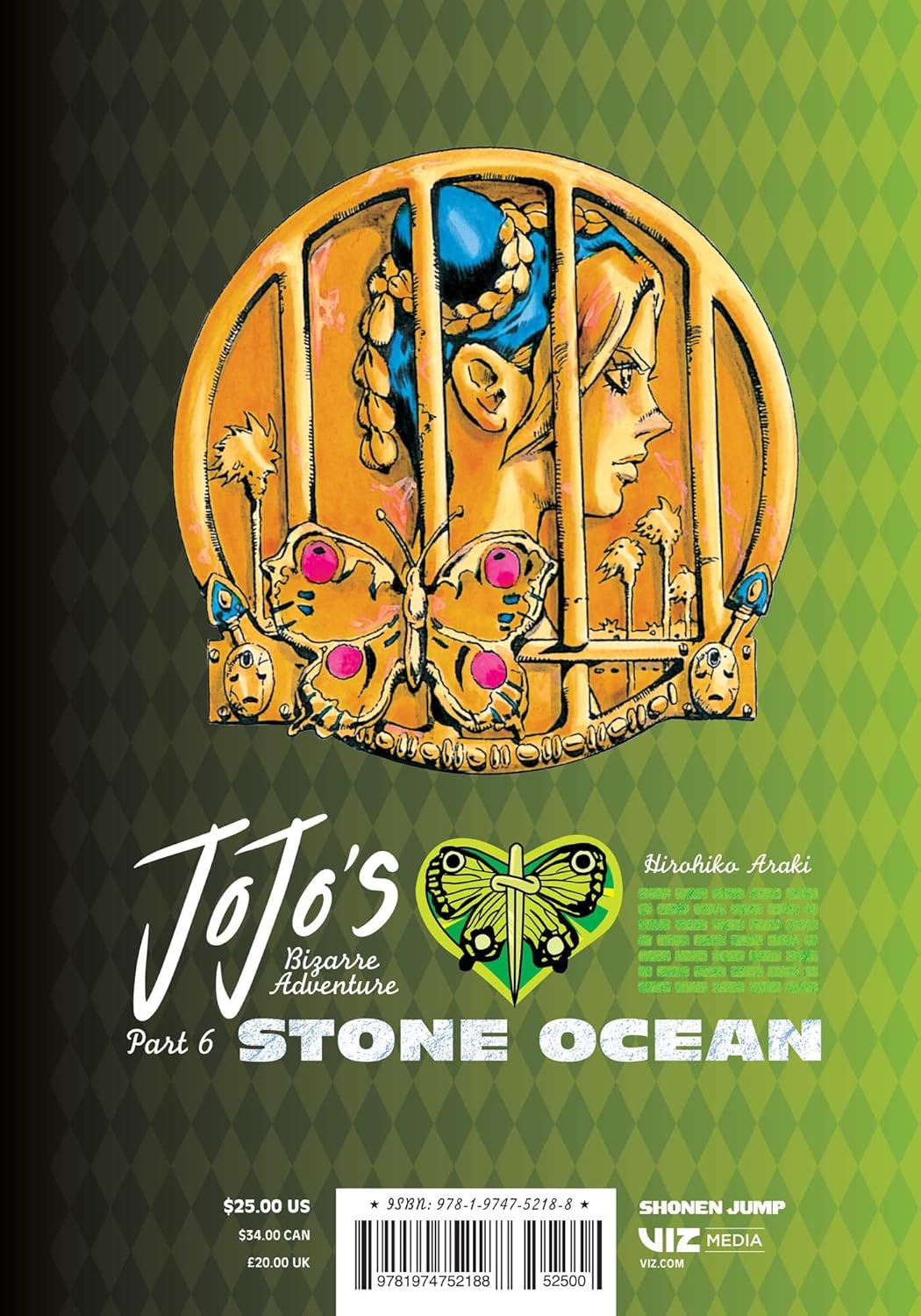 JoJo's Bizarre Adventure: Part 6 Stone Ocean Volume 9 Manga Viz Media