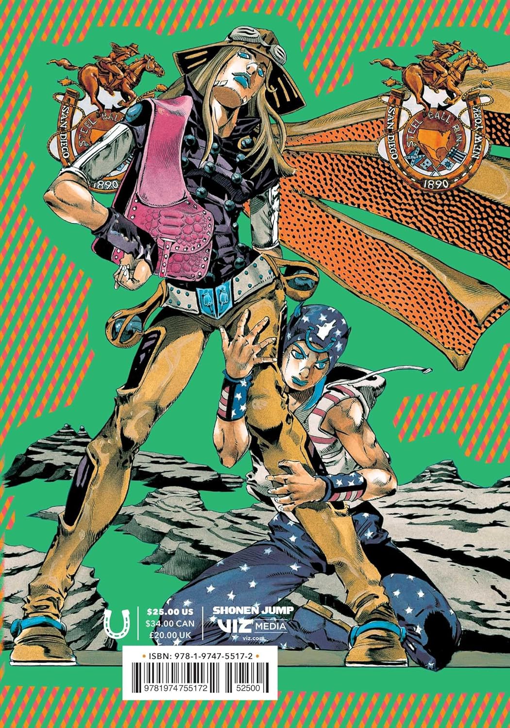 JoJo's Bizarre Adventure: Part 7 Steel Ball Run Volume 2 Manga Viz Media