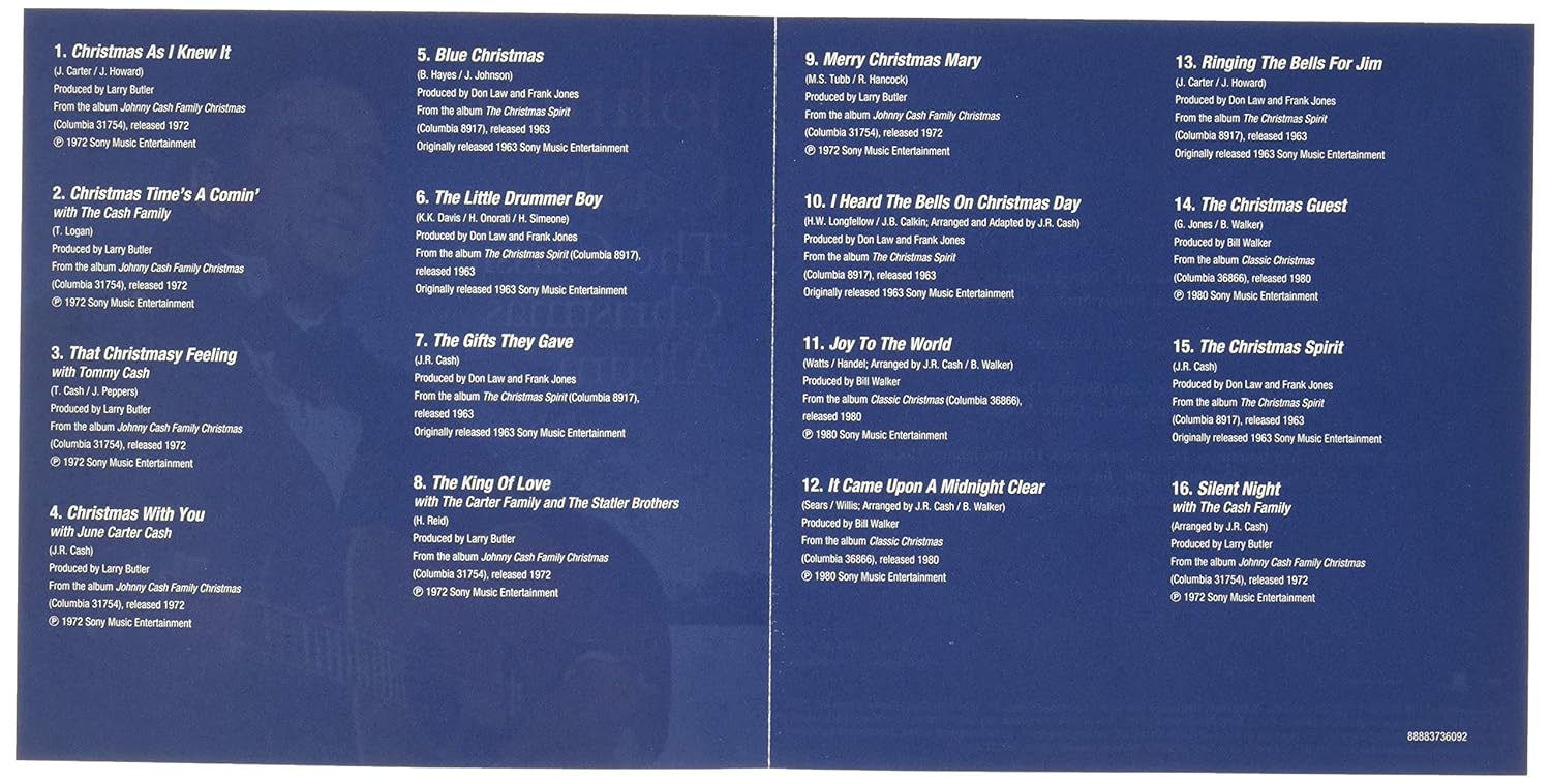 Johnny Cash: The Classic Christmas Album [Audio CD] Audio CD/Vinyl Legacy