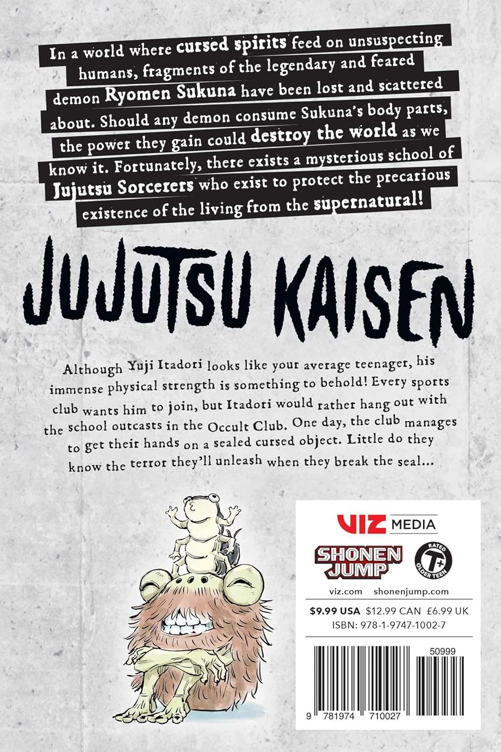 Jujutsu Kaisen: Volume 1 Manga Viz Media