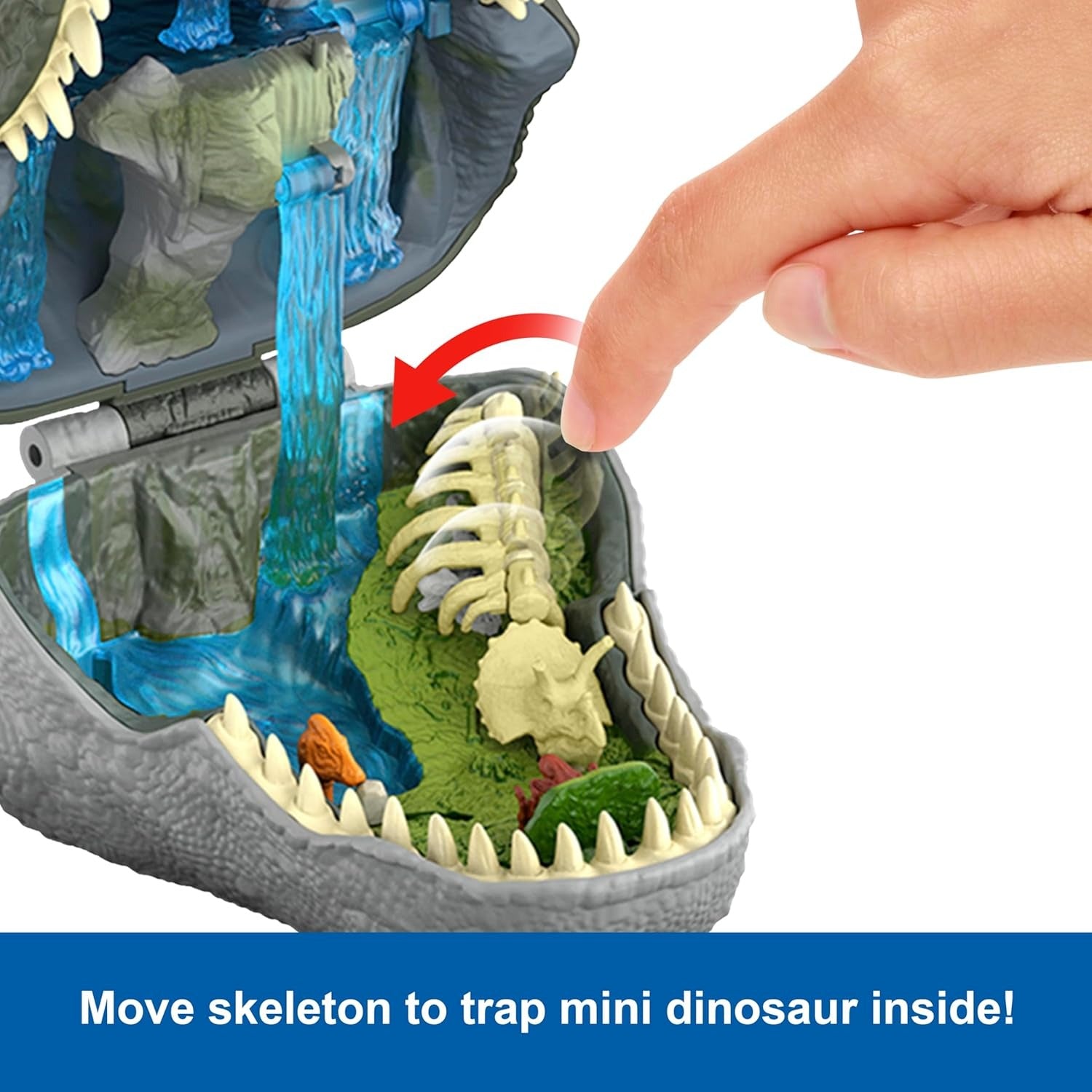 Jurassic World: Micro Adventures - Tyrannosaurus Rex Toys & Games Mattel