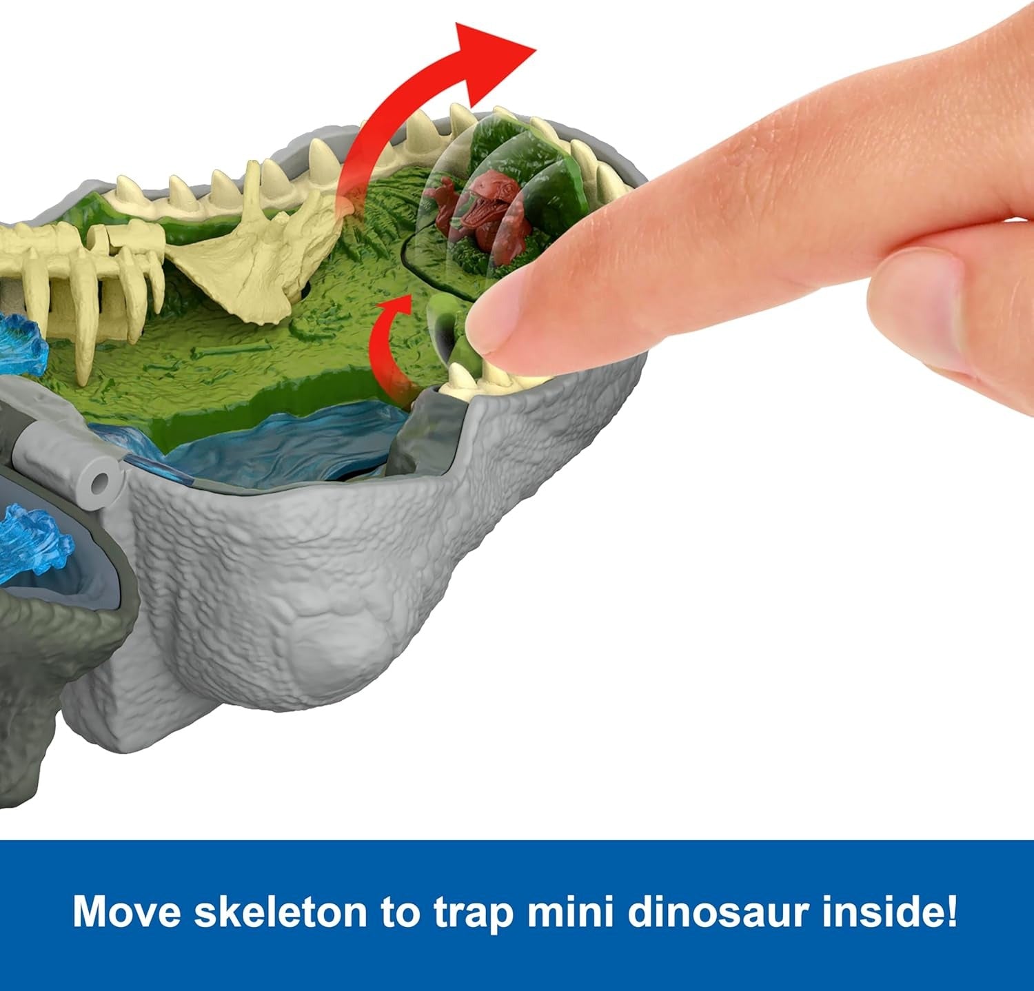 Jurassic World: Micro Adventures - Tyrannosaurus Rex Toys & Games Mattel