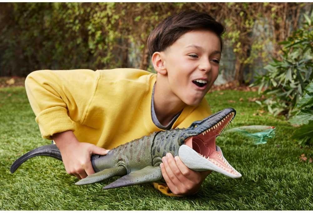 Jurassic World Rebirth: Bite'N Blast Mosasaurus Toys & Games Mattel