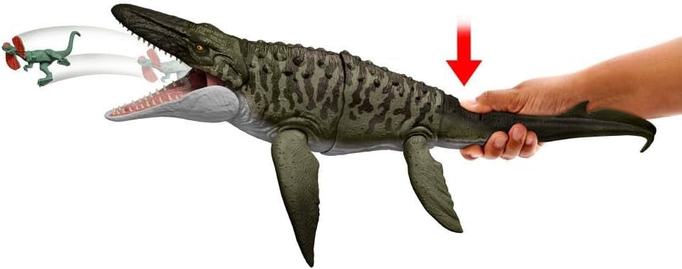 Jurassic World Rebirth: Bite'N Blast Mosasaurus Toys & Games Mattel