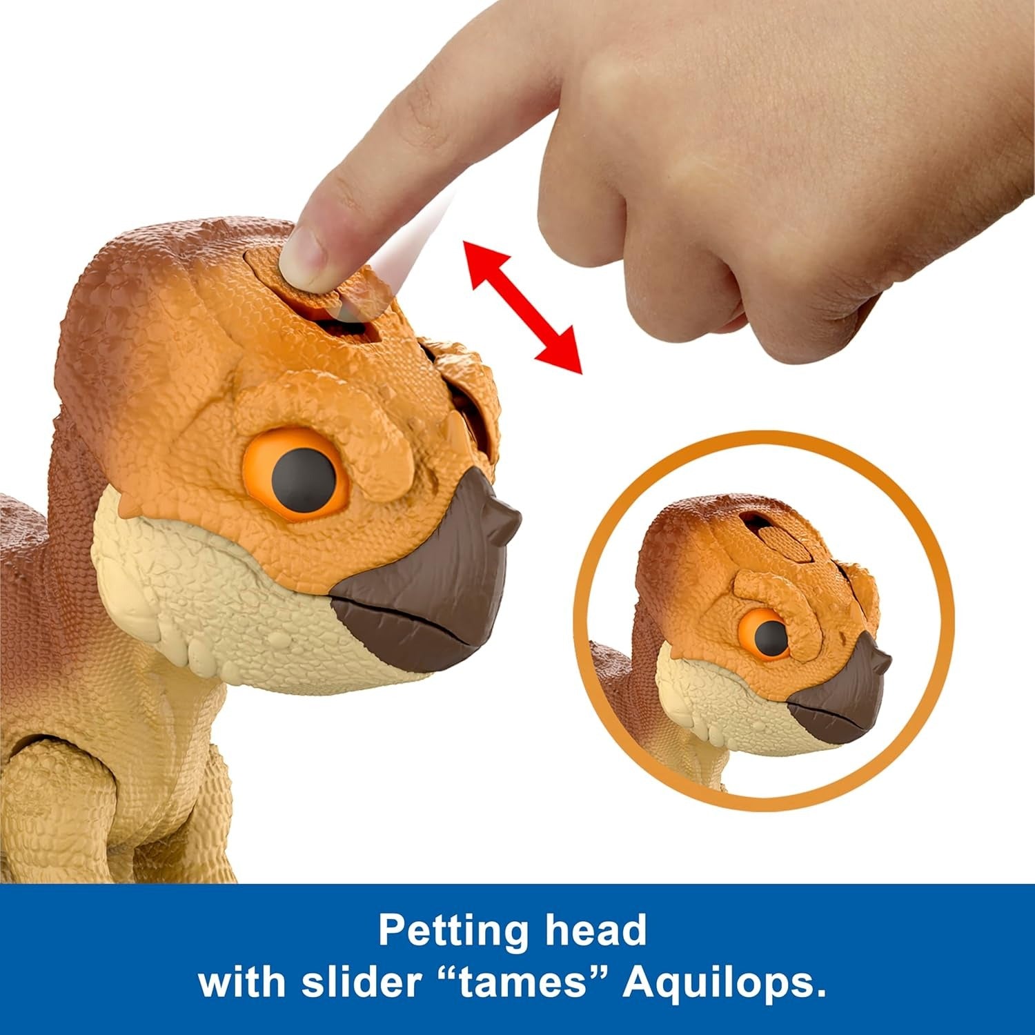 Jurassic World Rebirth: Primal Protector Aquilops Dolores Toys & Games Mattel
