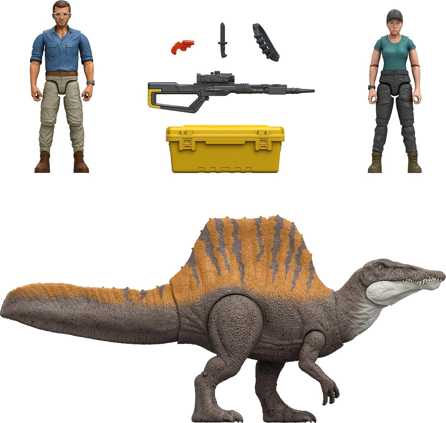Jurassic World Rebirth: Spinosaurus Danger Set Toys & Games Mattel