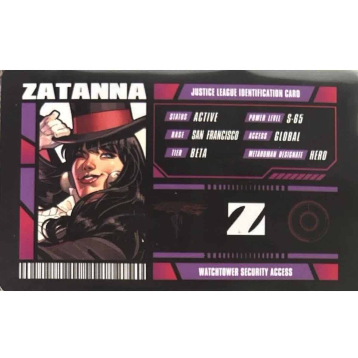 Justice League ID Card [Zatanna] 2025