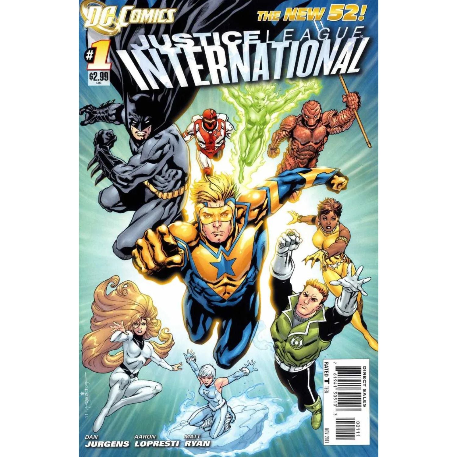 Justice League International: #1 [Aaron Lopresti CVR A] 2011 Comics DC Comics