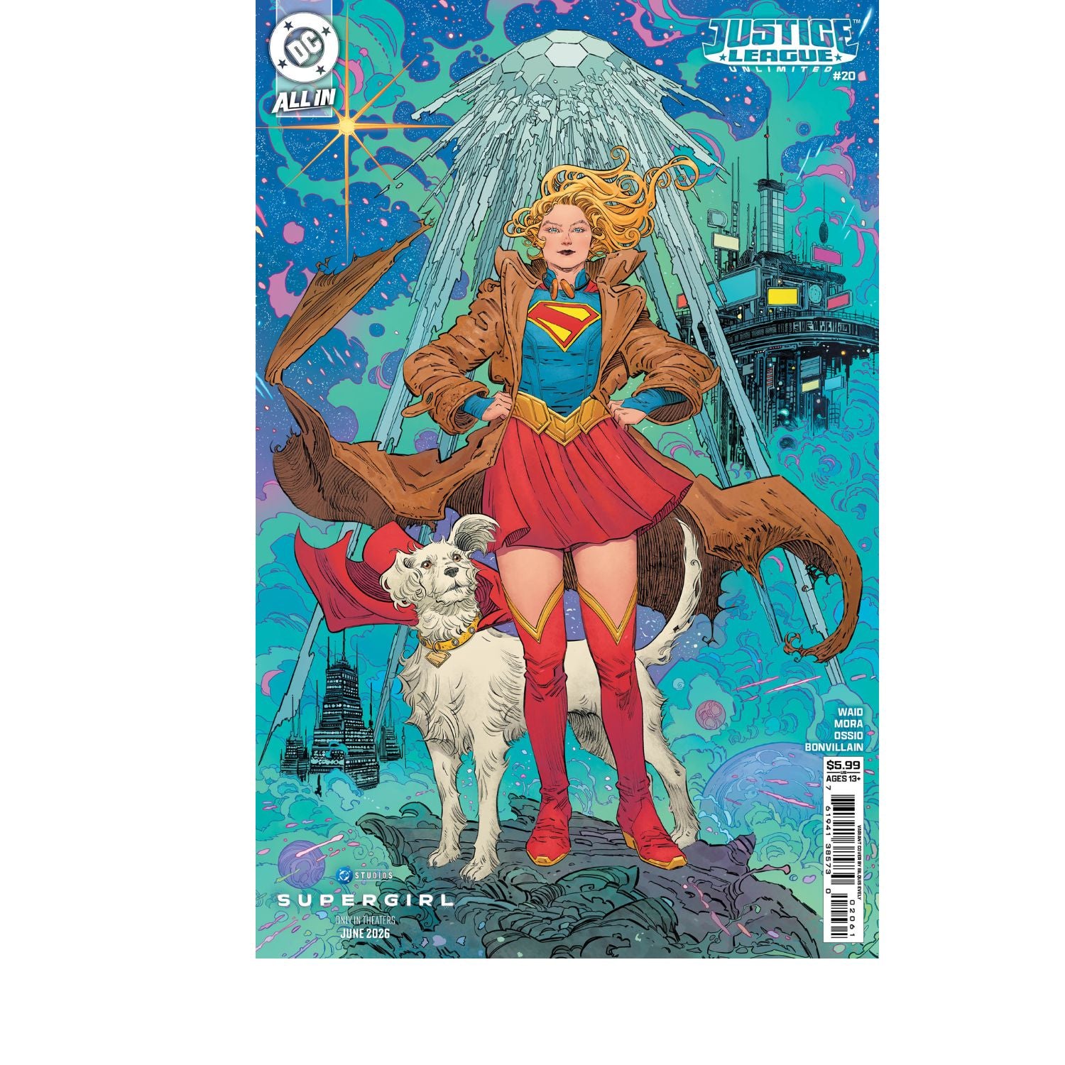 Justice League Unlimited: #20 [Bilquis Evely CVR F] 2024 Comics DC Comics