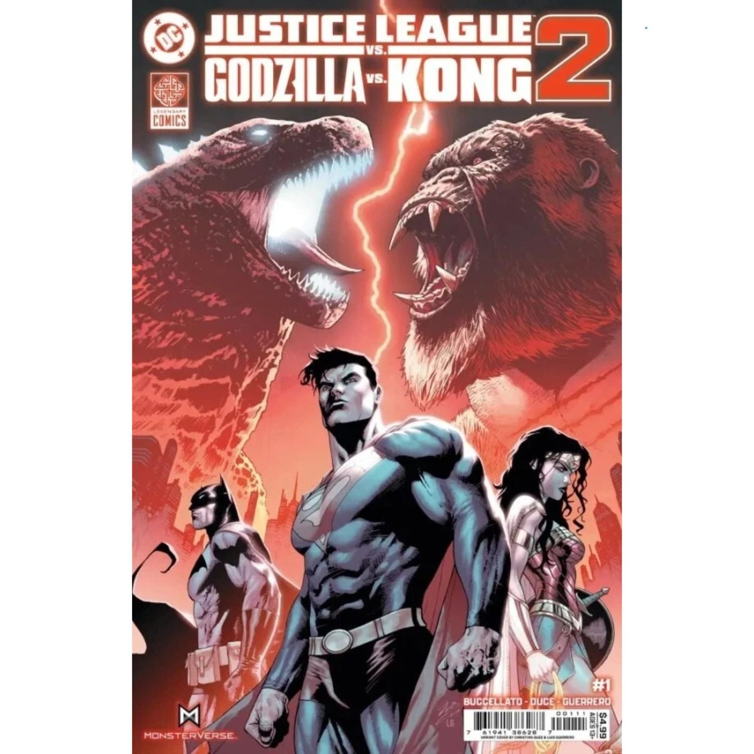 Justice League VS Godzilla VS Kong 2: #1 [Christian Duce CVR A] 2025 Comics DC Comics