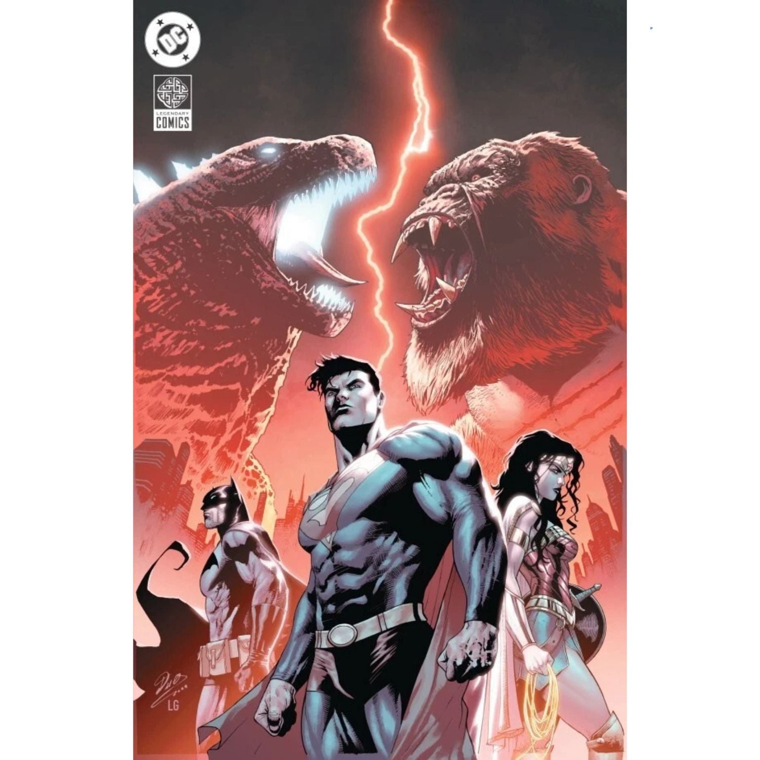 Justice League Vs Godzilla Vs Kong 2 #1 [Duce Virgin CVR I] 1:100 2025 Comics DC Comics