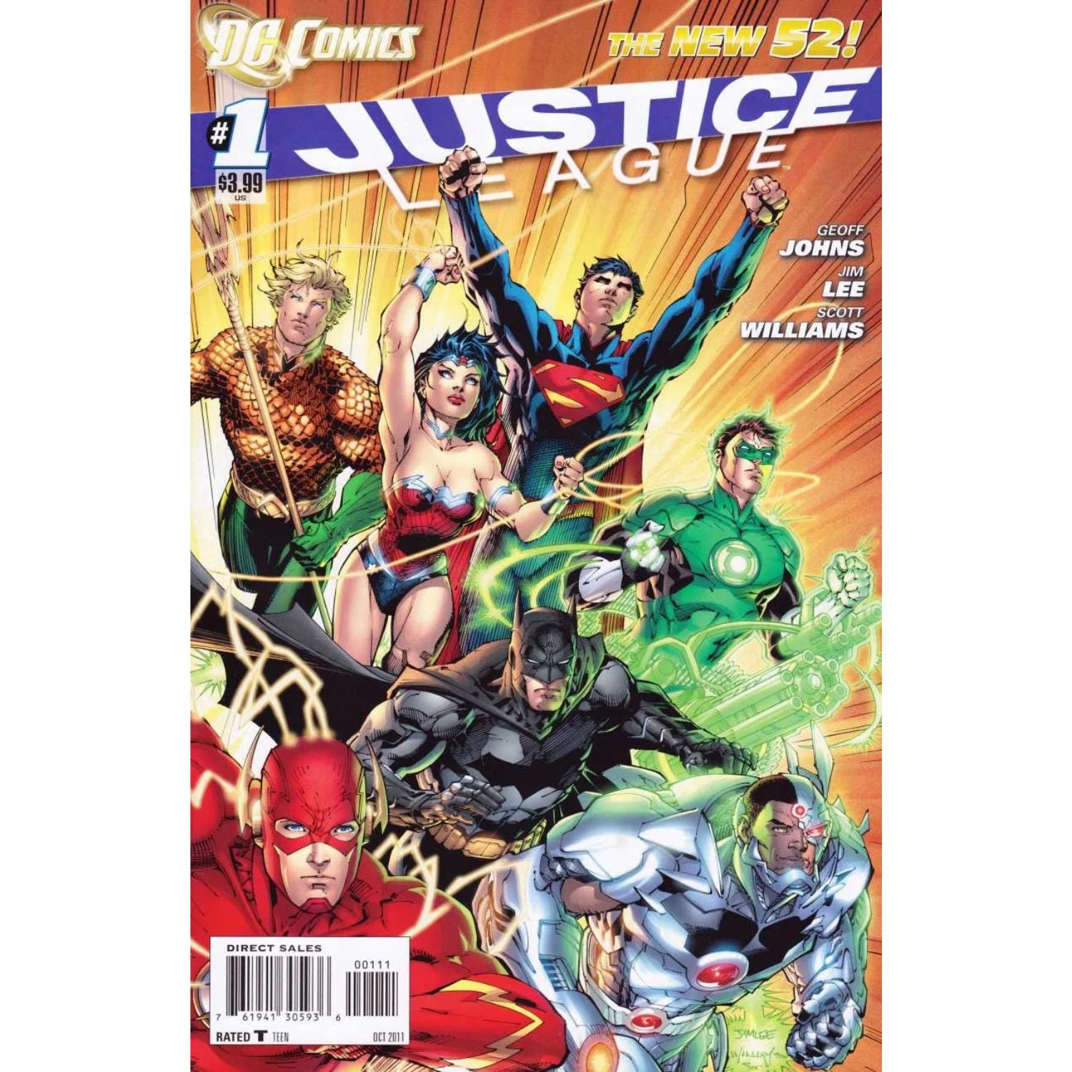 Justice League: #1 [Jim Lee CVR A] 2011 Comics DC Comics