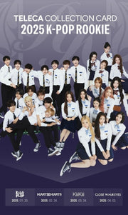 K-Pop Rookie Teleca Collection Cards: 2025 - 10 Packs + Promo Pack Card Game break & company inc.