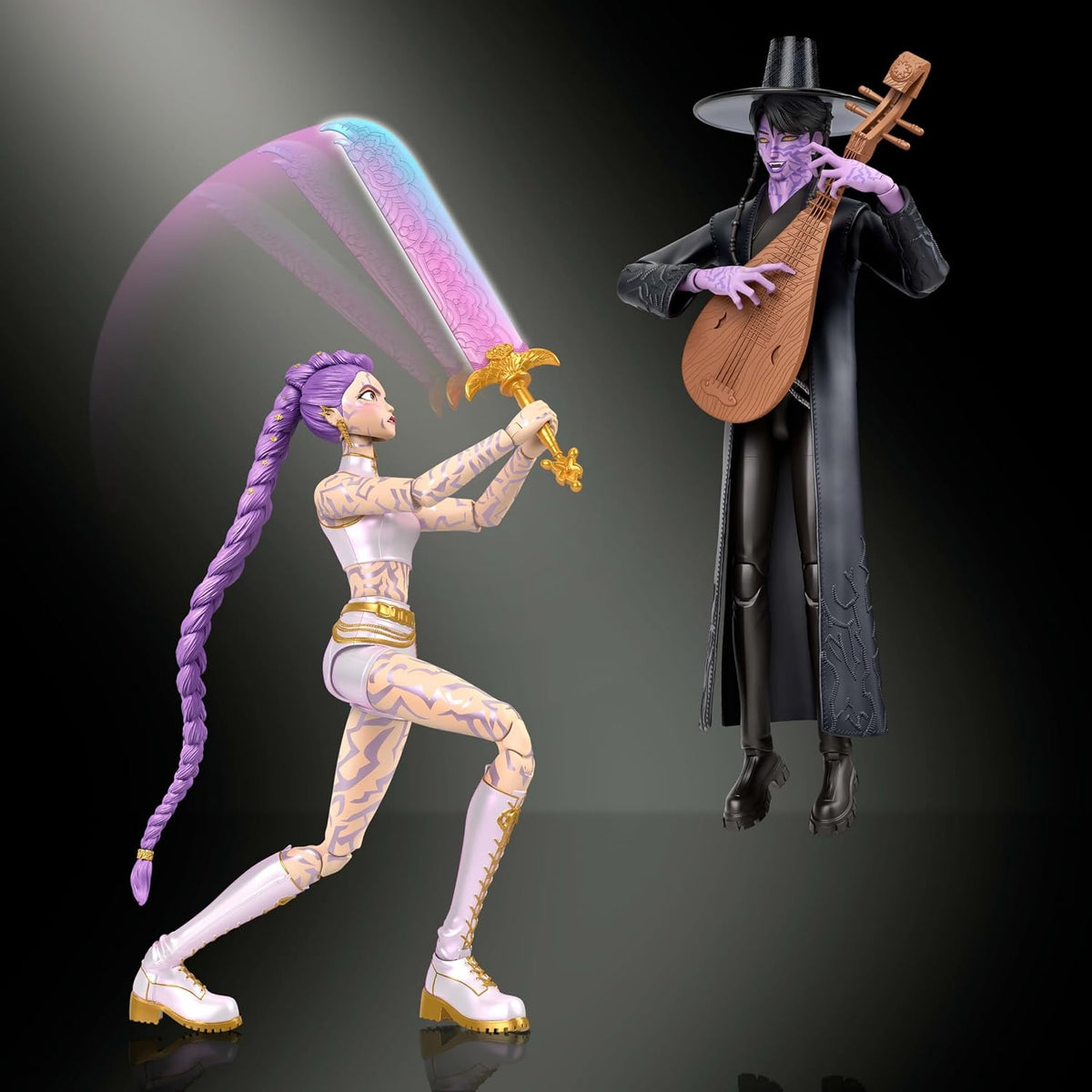 KPop Demon Hunters: Rumi and Jinu - 2-Pack Toys & Games Mattel